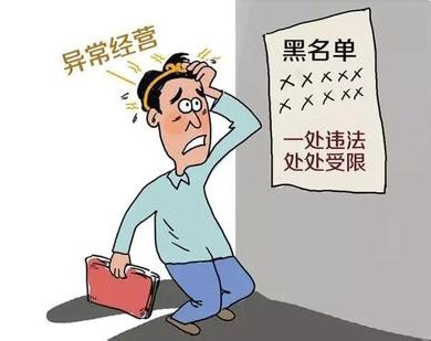 公司被工商局列入经营异常名录后如何解除？